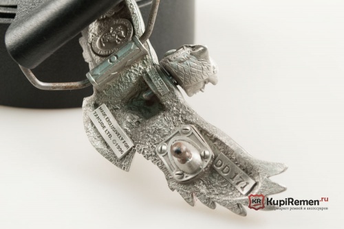 Кожаный ремень с пряжкой "OWL" (Сова с поворотной головой) - kupiremen.ru