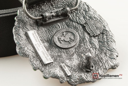 Кожаный ремень с пряжкой "Медуза Горгона" - kupiremen.ru