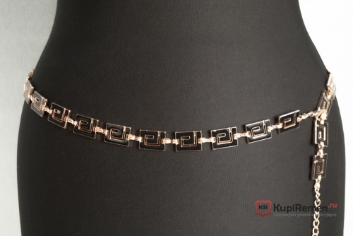 Женский ремень цепочка Accessory Greece Gold двухсторонний - kupiremen.ru