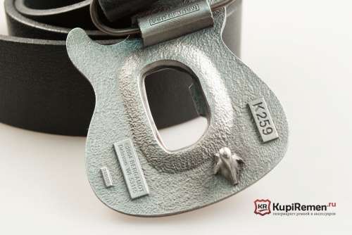 Кожаный ремень с пряжкой "ROCK STAR-BOTTLE OPENER" (Рок звезда с открывалкой для бутылок) - kupiremen.ru