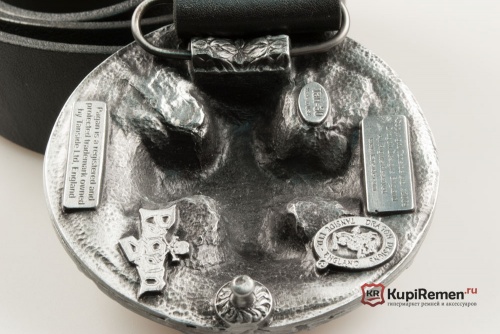 Кожаный ремень с пряжкой "Кельтский крест" - kupiremen.ru