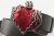 Кожаный ремень с пряжкой "HEART AND BARBED WIRE" (Сердце и колючая проволока) 3D - kupiremen.ru