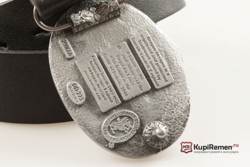 Кожаный ремень с пряжкой "Авро 683 Ланкастер" - kupiremen.ru