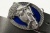 Кожаный ремень с пряжкой "ARABIAN HORSE-BLUE" (Голова арабского скакуна) 3D - kupiremen.ru
