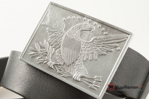 Кожаный ремень с пряжкой "CAVALRY 1840 BELT PLATE"  - kupiremen.ru