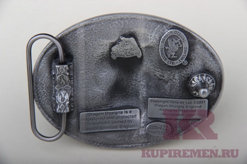 Кожаный ремень с пряжкой "Череп индейца" - kupiremen.ru