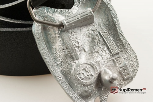 Кожаный ремень с пряжкой "Львица" 3D - kupiremen.ru