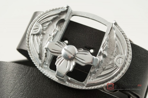 Кожаный ремень с пряжкой "Zippo" (Для ношения зажигалки Zippo) - kupiremen.ru