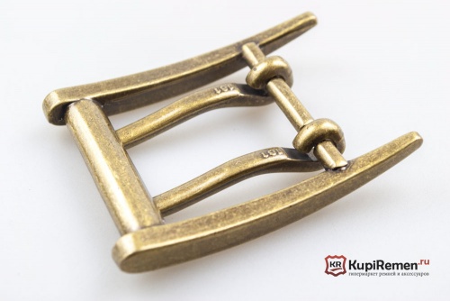 Двухшпеньковая пряжка для джинсового ремня 43 мм - kupiremen.ru