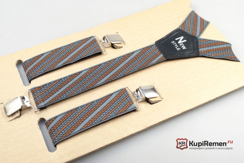 Подтяжки New Style с вышивкой шёлком - kupiremen.ru