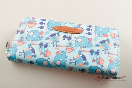Женский кошелёк на молнии MAGIC FUN - kupiremen.ru