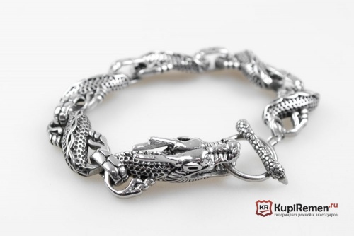 Браслет из хирургической стали Дракон - kupiremen.ru