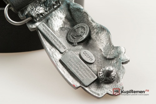 Ремень кожаный "Сердце с розами" 3D - kupiremen.ru