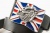 Кожаный ремень с пряжкой "SPIKE HEAD - UNION JACK" (Голова бульдога) 3D - kupiremen.ru