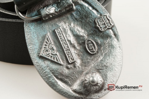Кожаный ремень с пряжкой "Голова лошади" 3D - kupiremen.ru