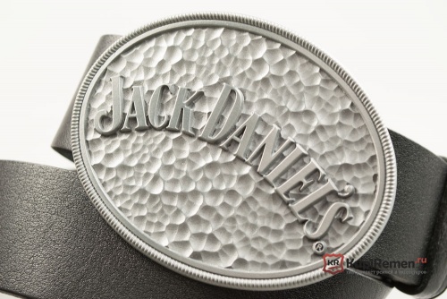Кожаный ремень с пряжкой "JACK DANIEL'S" - kupiremen.ru