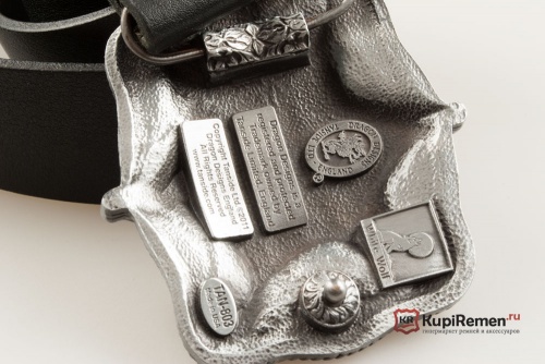 Ремень кожаный с прягой  "SHERIFF" (Шериф) - kupiremen.ru