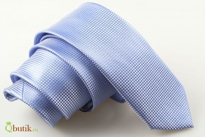Классический галстук голубого цвета "KANDA", 5 см