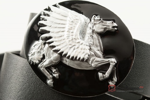 Кожаный ремень с пряжкой "PEGASUS" (Пегас) - kupiremen.ru