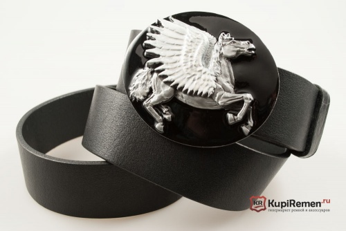 Кожаный ремень с пряжкой "PEGASUS" (Пегас) - kupiremen.ru
