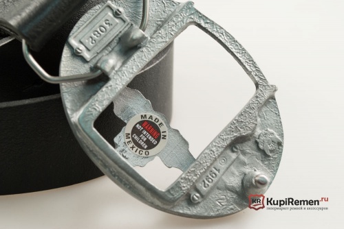 Кожаный ремень с пряжкой "Zippo" (Для ношения зажигалки Zippo) - kupiremen.ru