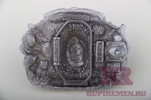 Кожаный ремень с пряжкой "VIKING GHOST RIDER" - kupiremen.ru