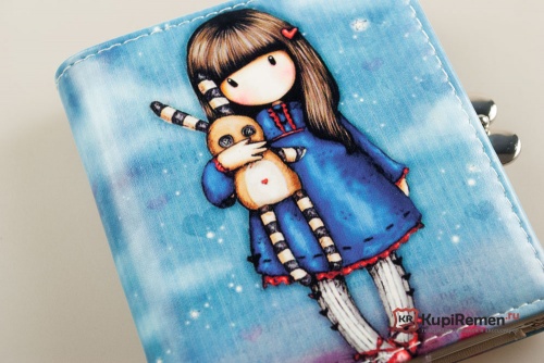 Женский кошелёк с монетницей "Girl with a hare" - kupiremen.ru