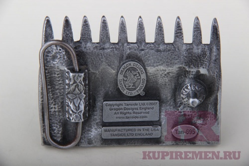 Кожаный ремень с пряжкой "MACHINE GUN BELT" - kupiremen.ru