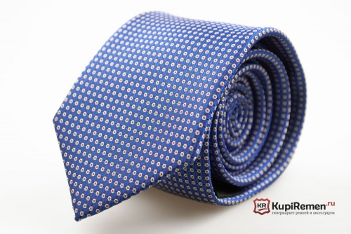 Синий мужской галстук Millionaire classic - kupiremen.ru