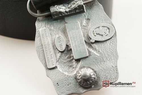 Кожаный ремень с пряжкой "GUITARS" (Гитары) 3D - kupiremen.ru