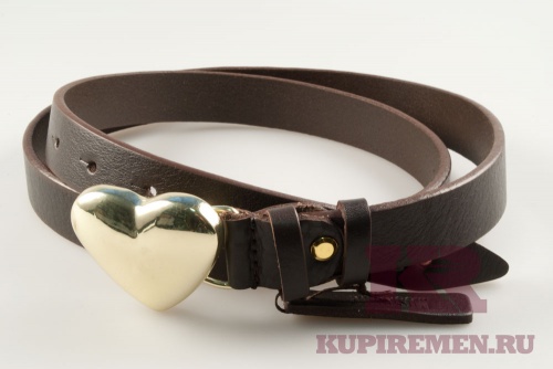 Кожаный ремень LOVE MOSCHINO - kupiremen.ru