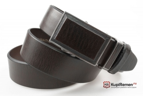 Мужской ремень с пряжкой автомат DARK OAK - kupiremen.ru