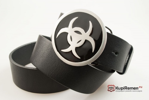 Кожаный ремень с пряжкой "RUNIC SYMBOL" (РУНИЧЕСКИЙ СИМВОЛ) - kupiremen.ru
