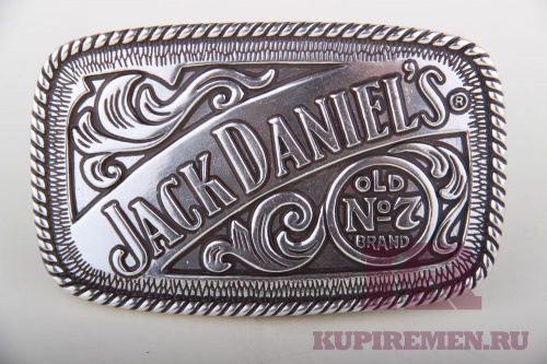 Кожаный ремень с пряжкой "JACK DANIEL'S" - kupiremen.ru