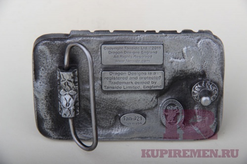 Кожаный ремень с пряжкой "Country keep it" - kupiremen.ru