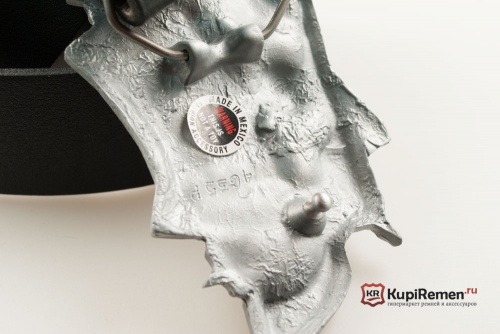 Ремень с пряжкой "Карты - два ствола" 3D - kupiremen.ru