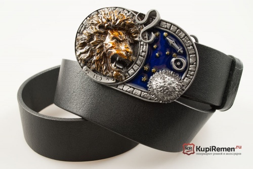 Ремень знак зодиака "Лев" - kupiremen.ru