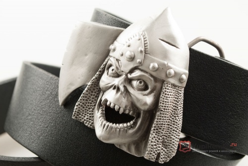 Кожаный ремень с пряжкой "VIKING - AXE" - kupiremen.ru