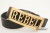 Кожаный ремень с пряжкой "FRAME REBEL BRASS" (Рамка "Мятежник" латунь) - kupiremen.ru