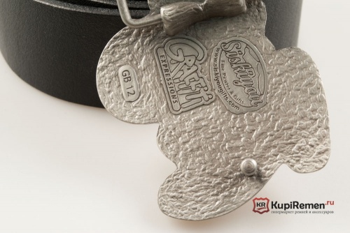 Кожаный ремень с пряжкой "Angel" - kupiremen.ru