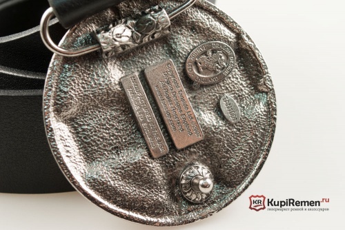 Кожаный ремень с пряжкой "Кельтский крест"  - kupiremen.ru