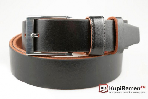 Гладкий мужской ремень из натуральной кожи - kupiremen.ru