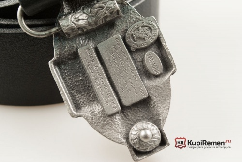 Кожаный ремень с пряжкой "Кельтский крест"  - kupiremen.ru