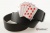Кожаный ремень с пряжкой "ROYAL FLUSH" (Роял Флеш) 3D - kupiremen.ru