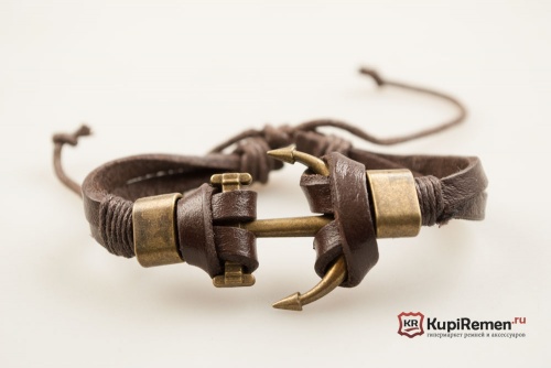 Двойной браслет Якорь ZG - kupiremen.ru