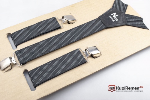 Подтяжки New Style с вышивкой шёлком - kupiremen.ru