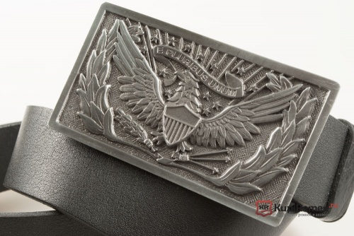 Кожаный ремень с пряжкой "1851 SWORD BELT PLATE"  - kupiremen.ru