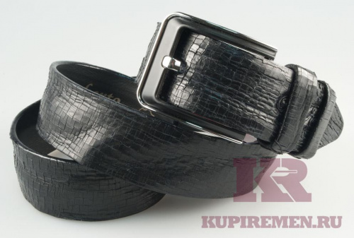 Мужской кожаный ремень Roberto Napoli - kupiremen.ru