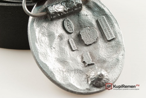 Кожаный ремень с пряжкой "Три волка и луна" - kupiremen.ru