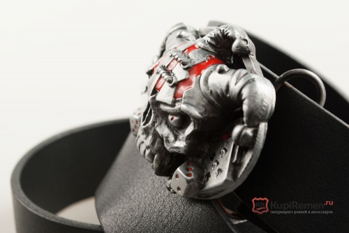 Ремень с литой пряжкой "JESTER" (Шут) 3D - kupiremen.ru